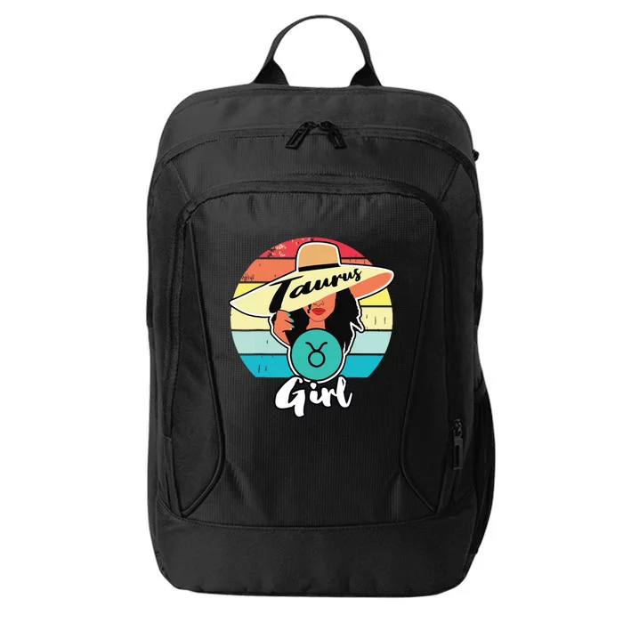 Taurus Zodiac Sign Girl Queen Happy Birthday April And May City Backpack