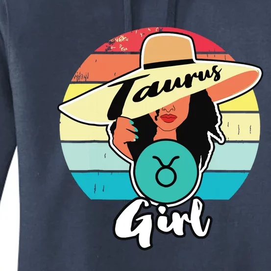 Taurus Zodiac Sign Girl Queen Happy Birthday April And May Women's Pullover Hoodie