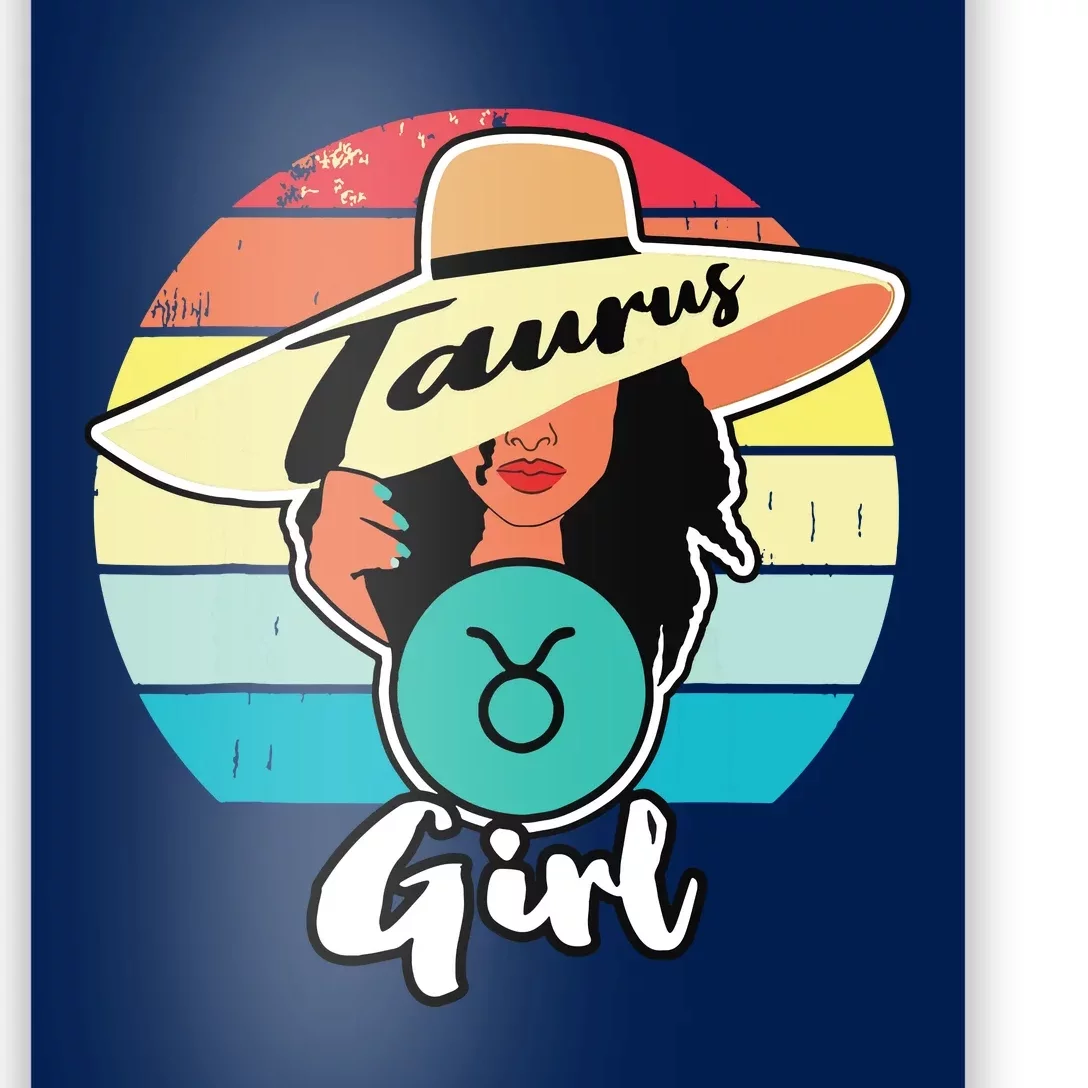 Taurus Zodiac Sign Girl Queen Happy Birthday April And May Poster