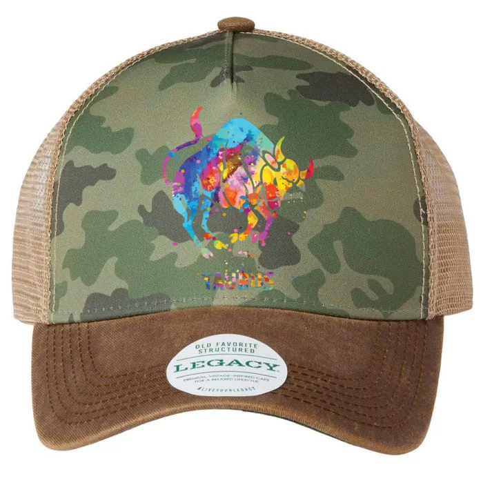 Taurus Zodiac Sign Legacy Tie Dye Trucker Hat