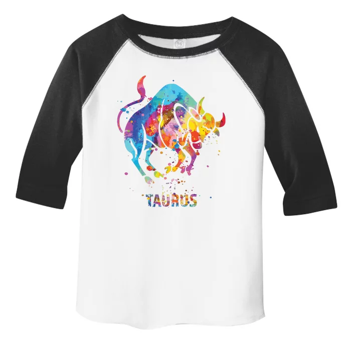 Taurus Zodiac Sign Toddler Fine Jersey T-Shirt