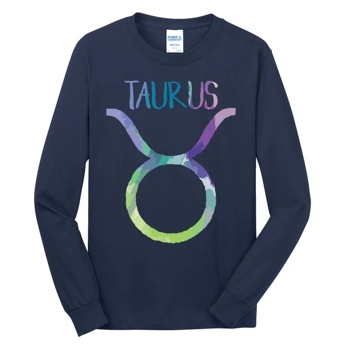 Taurus Zodiac Symbol Astrology Bull Earth Sign Tall Long Sleeve T-Shirt