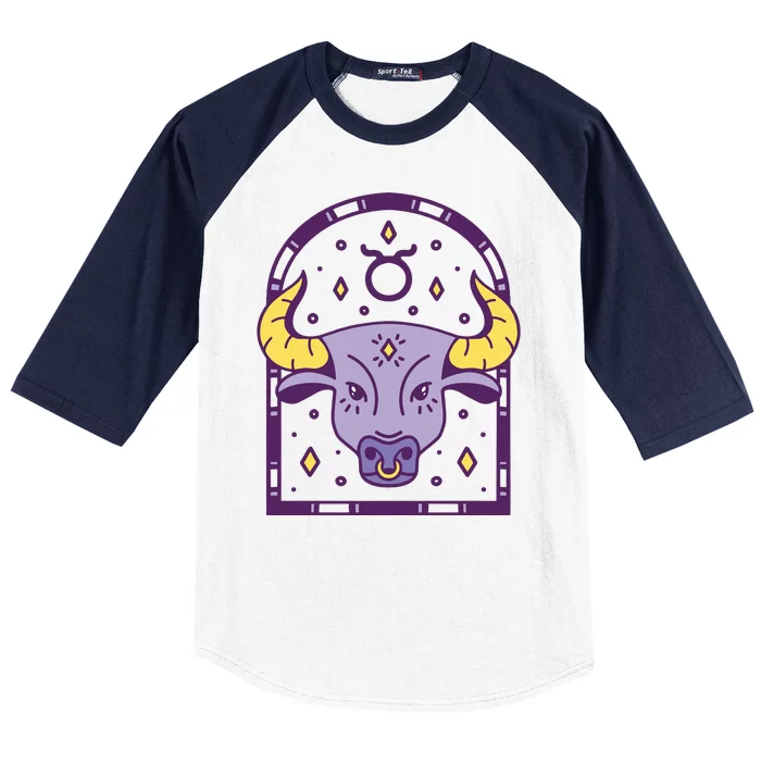 Taurus Zodiac Sign Astrology Baseball Sleeve Shirt