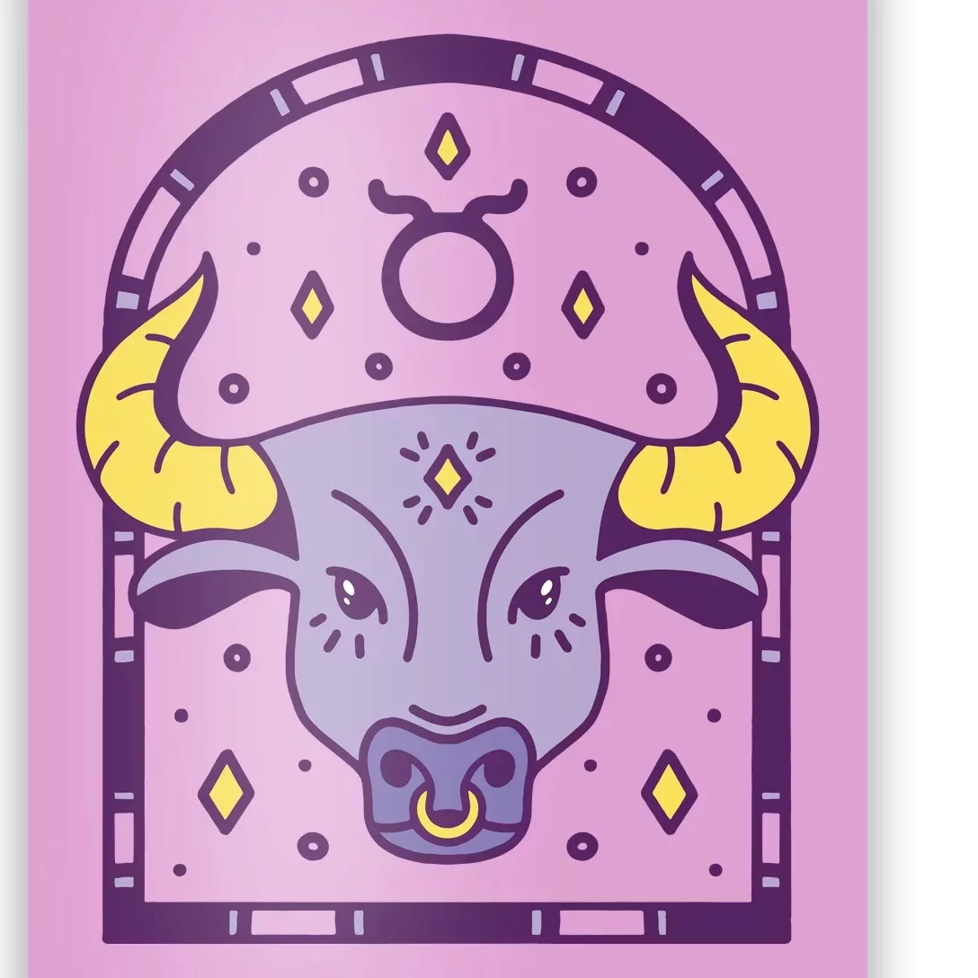 Taurus Zodiac Sign Astrology Poster