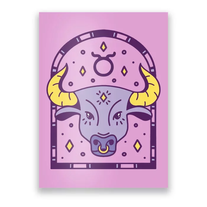 Taurus Zodiac Sign Astrology Poster