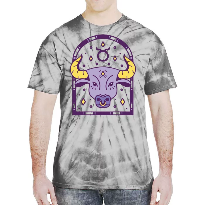 Taurus Zodiac Sign Astrology Tie-Dye T-Shirt