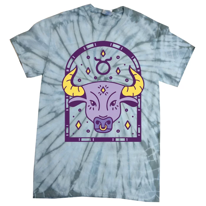 Taurus Zodiac Sign Astrology Tie-Dye T-Shirt