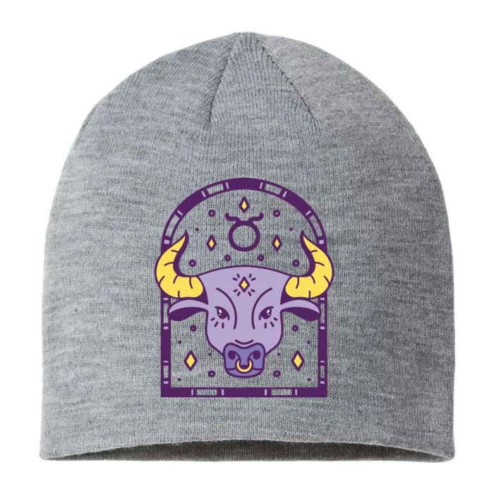 Taurus Zodiac Sign Astrology 8 1/2in Sustainable Knit Beanie