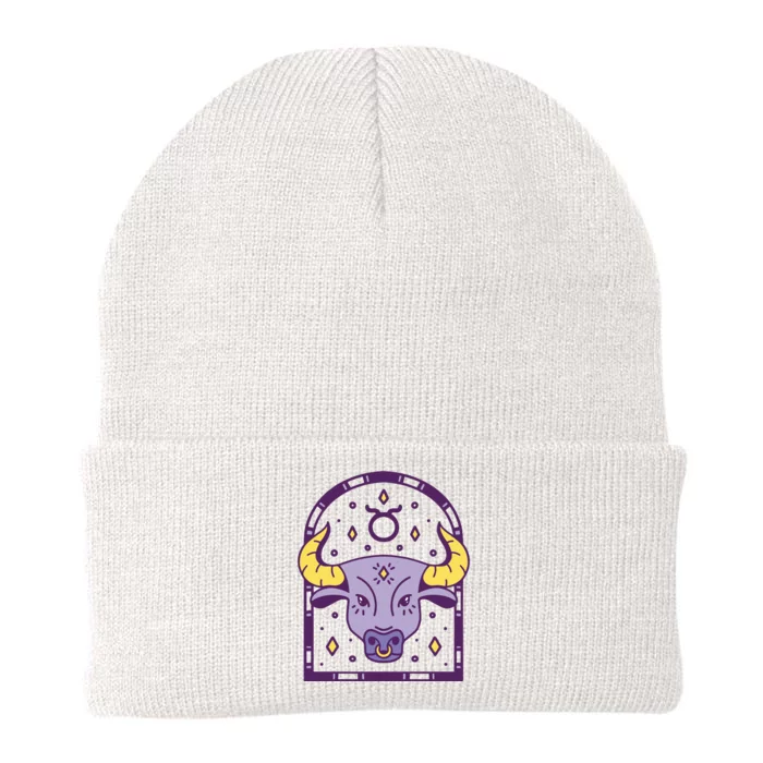 Taurus Zodiac Sign Astrology Knit Cap Winter Beanie