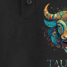 Taurus Zodiac Star Sign Personality Dry Zone Grid Performance Polo