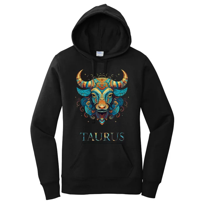 Taurus Zodiac Star Sign Personality Women's Pullover Hoodie