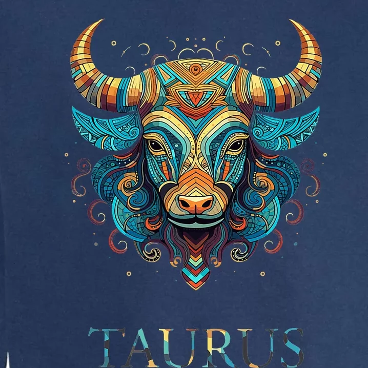 Taurus Zodiac Star Sign Personality Garment-Dyed Sweatshirt