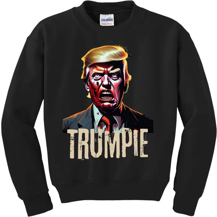 Trumpie Zombie Trump Kids Sweatshirt