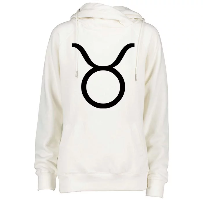 Taurus Zodiac Womens Funnel Neck Pullover Hood