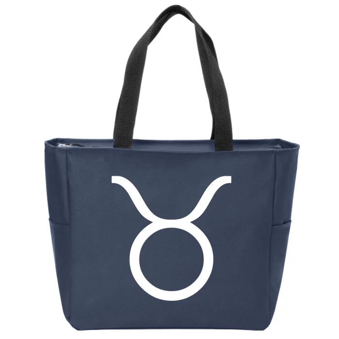 Taurus Zodiac Zip Tote Bag