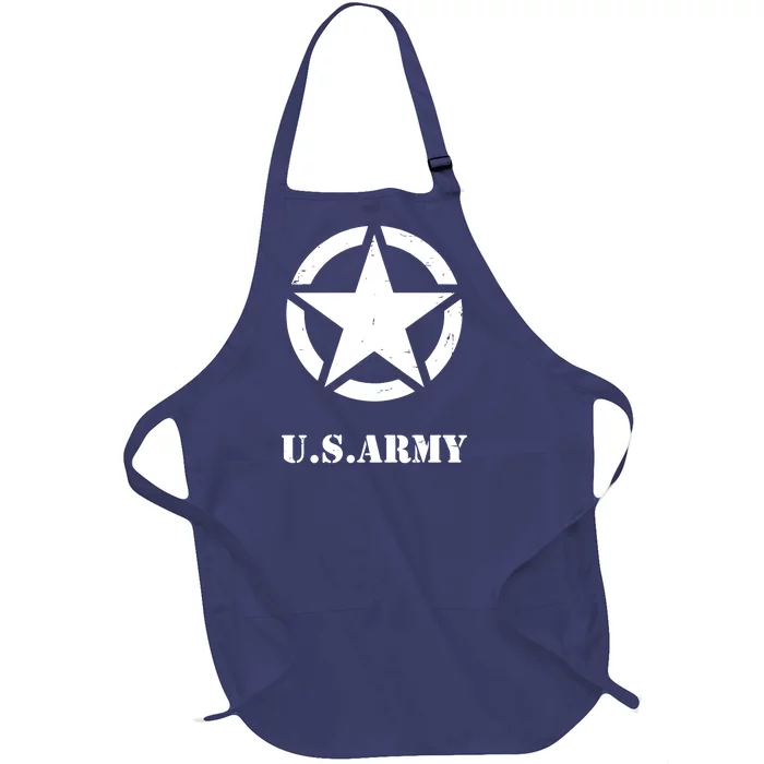 U.S. Army Emblem Full-Length Apron With Pocket