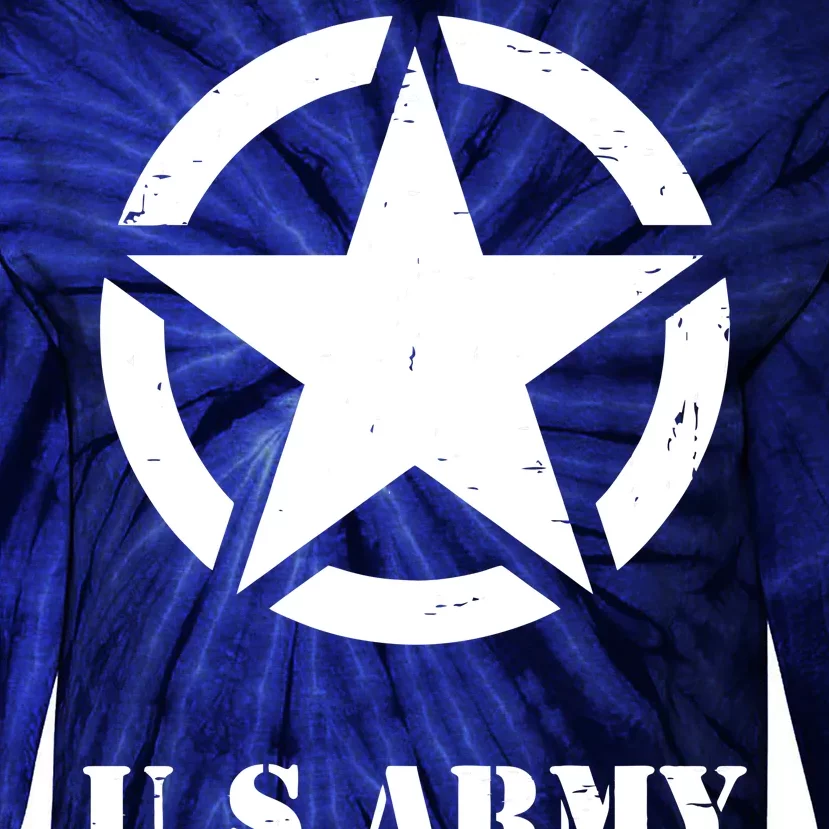 U.S. Army Emblem Tie-Dye Long Sleeve Shirt