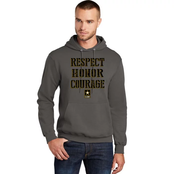 U.S. Army Respect Honor Courage Tall Hoodie