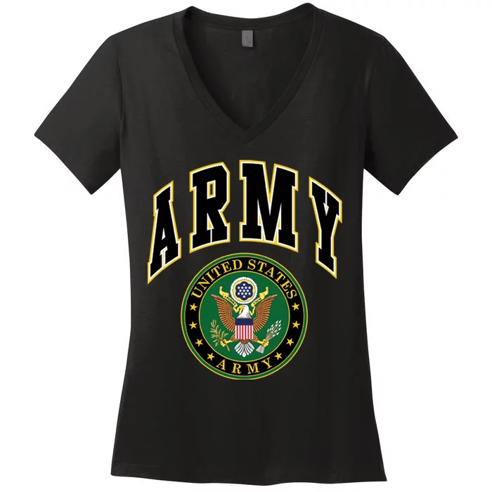 U.S. Army Seal Women's V-Neck T-Shirt