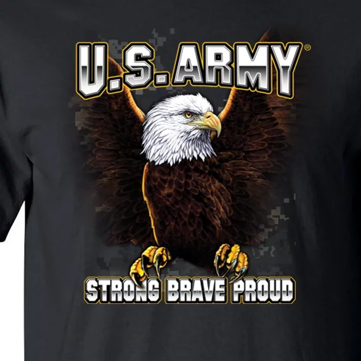 U.S. Army Strong Brave Proud Eagle Tall T-Shirt