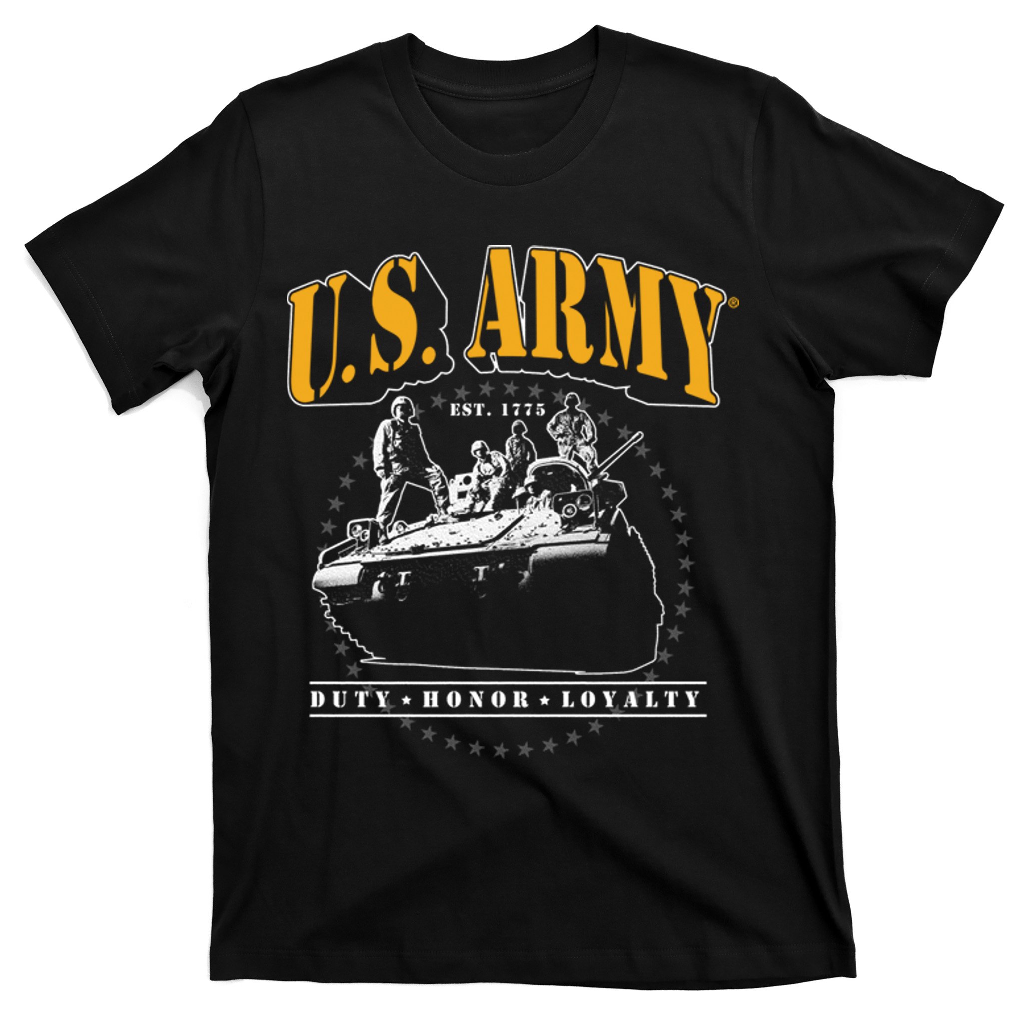 U.S. Army Tank Duty Honor Loyalty T-Shirt | TeeShirtPalace