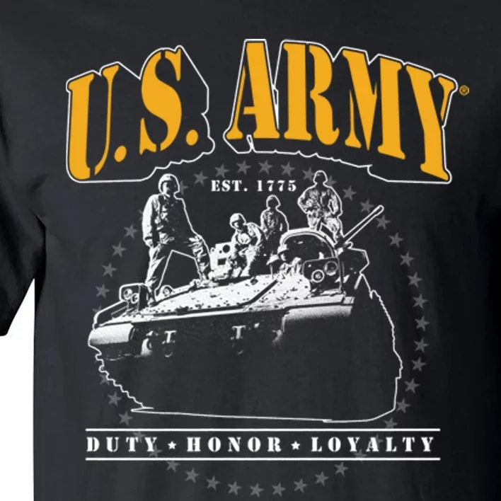 U.S. Army Tank Duty Honor Loyalty Tall T-Shirt