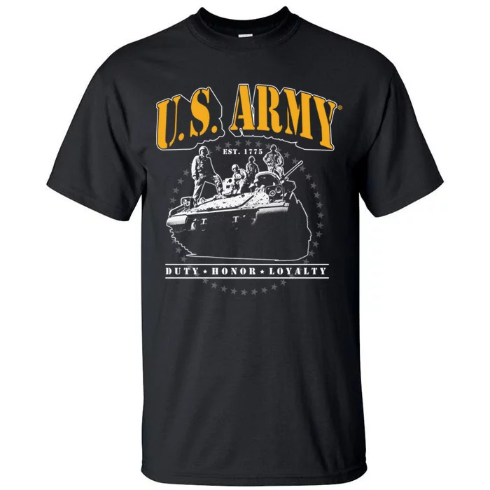 U.S. Army Tank Duty Honor Loyalty Tall T-Shirt