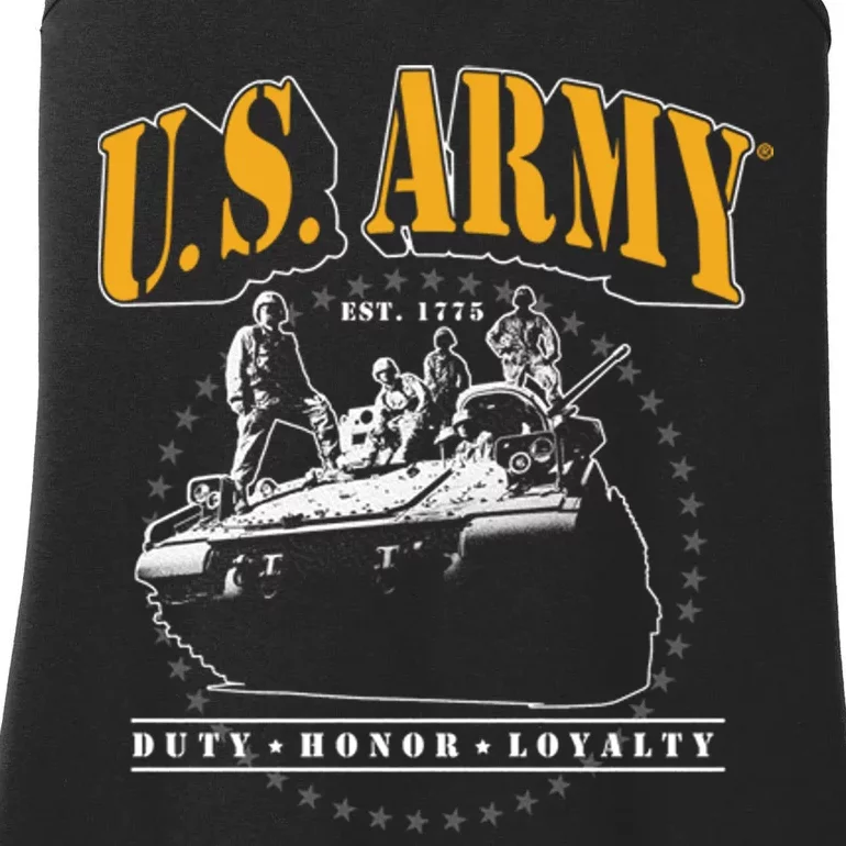 U.S. Army Tank Duty Honor Loyalty Ladies Essential Tank