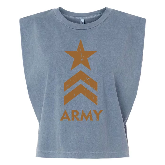 U.S. Army Vintage Distressed Garment-Dyed Women's Muscle Tee