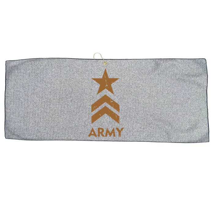 U.S. Army Vintage Distressed Large Microfiber Waffle Golf Towel