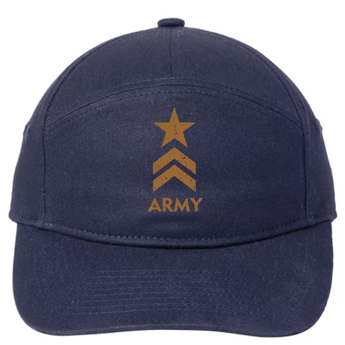 U.S. Army Vintage Distressed 7-Panel Snapback Hat