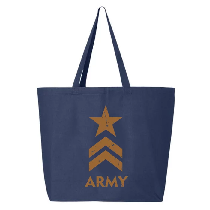 U.S. Army Vintage Distressed 25L Jumbo Tote