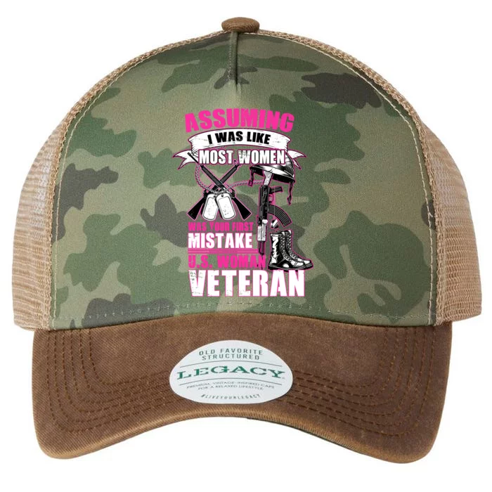 U.S. Woman Veteran Legacy Tie Dye Trucker Hat