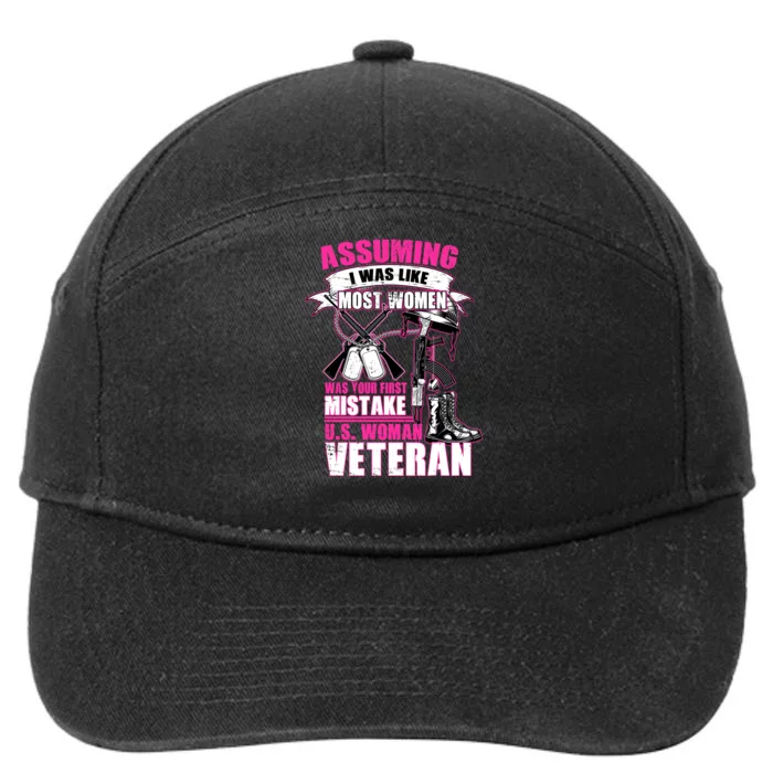 U.S. Woman Veteran 7-Panel Snapback Hat