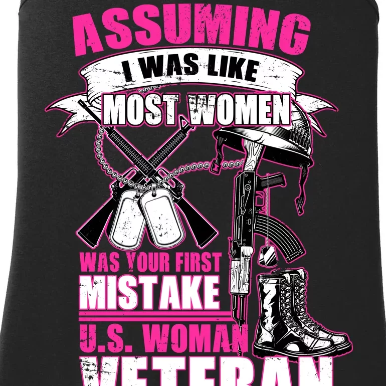 U.S. Woman Veteran Ladies Essential Tank