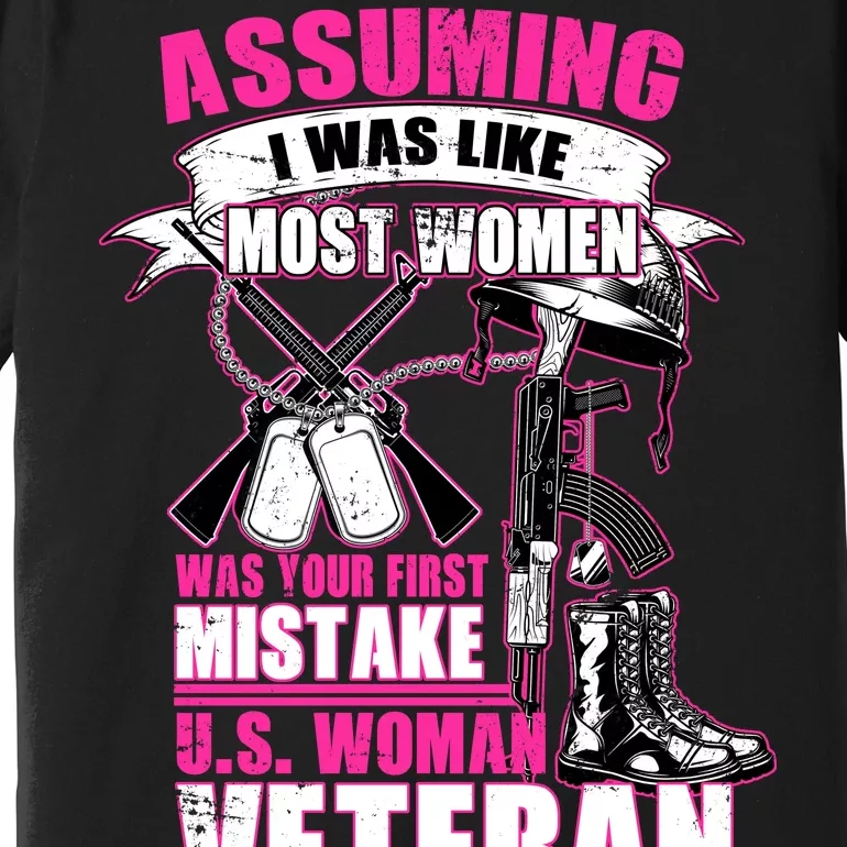 U.S. Woman Veteran Premium T-Shirt