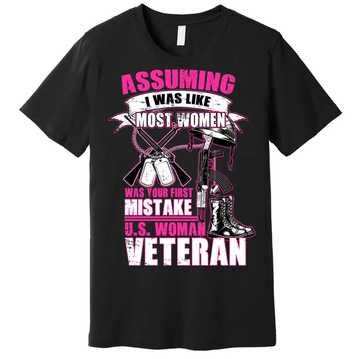 U.S. Woman Veteran Premium T-Shirt