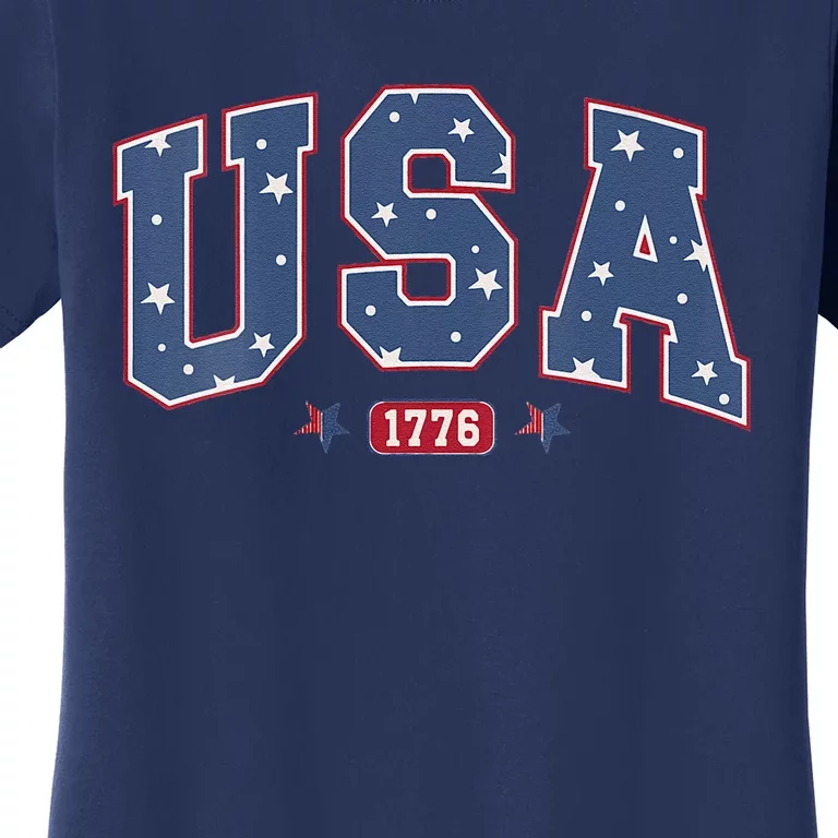 Usa 1776 4th Of July Independence Day Women's T-Shirt