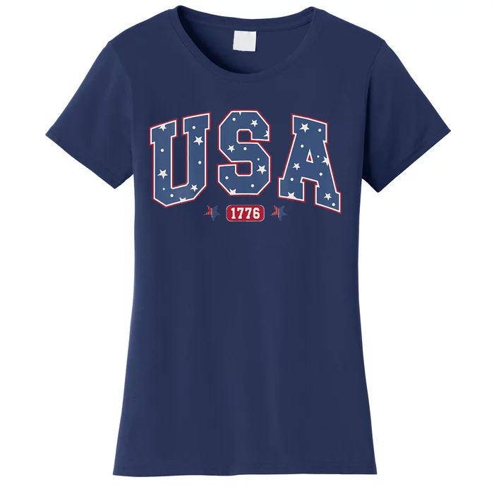 Usa 1776 4th Of July Independence Day Women's T-Shirt