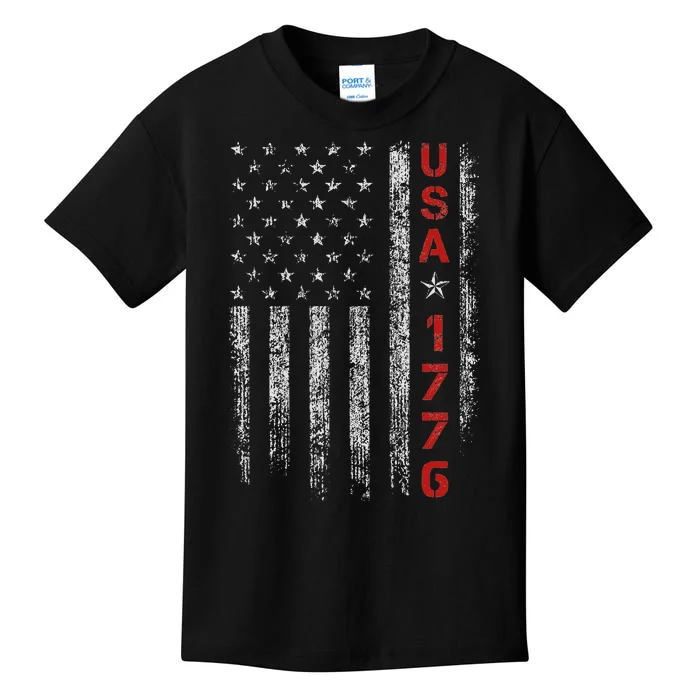 Usa 1776 Patriotic Independence Day Kids T-Shirt