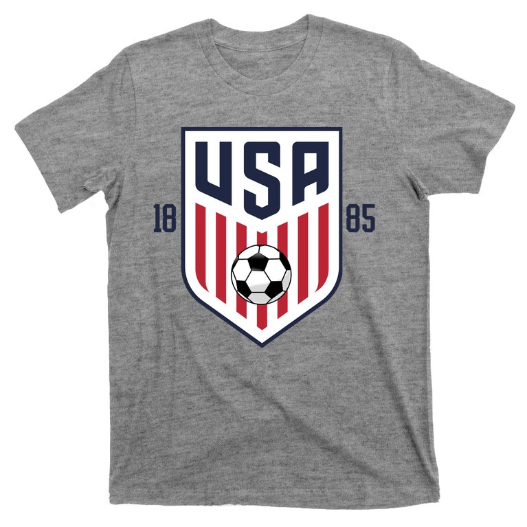 Teeshirtpalace Made in USA Soccer Team Flag T-Shirt