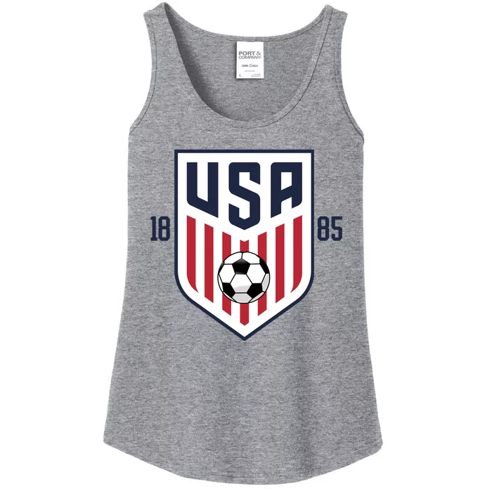 USA 1885 Soccer Tournament Ladies Essential Tank