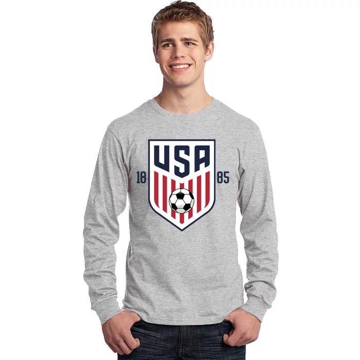 USA 1885 Soccer Tournament Tall Long Sleeve T-Shirt