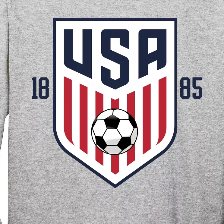 USA 1885 Soccer Tournament Tall Long Sleeve T-Shirt