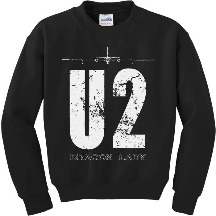 U 2 Dragon Lady Spy Plane Kids Sweatshirt