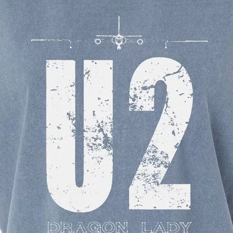 U 2 Dragon Lady Spy Plane Garment-Dyed Women's Muscle Tee