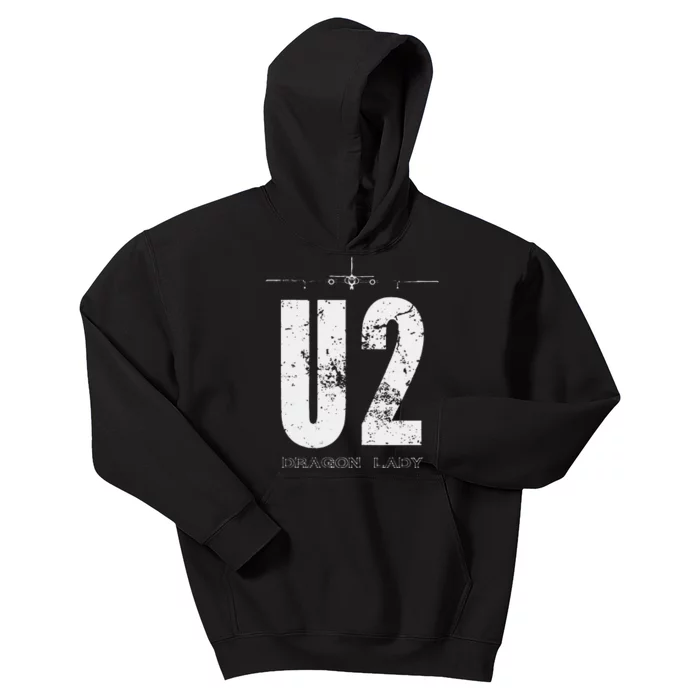 U 2 Dragon Lady Spy Plane Kids Hoodie