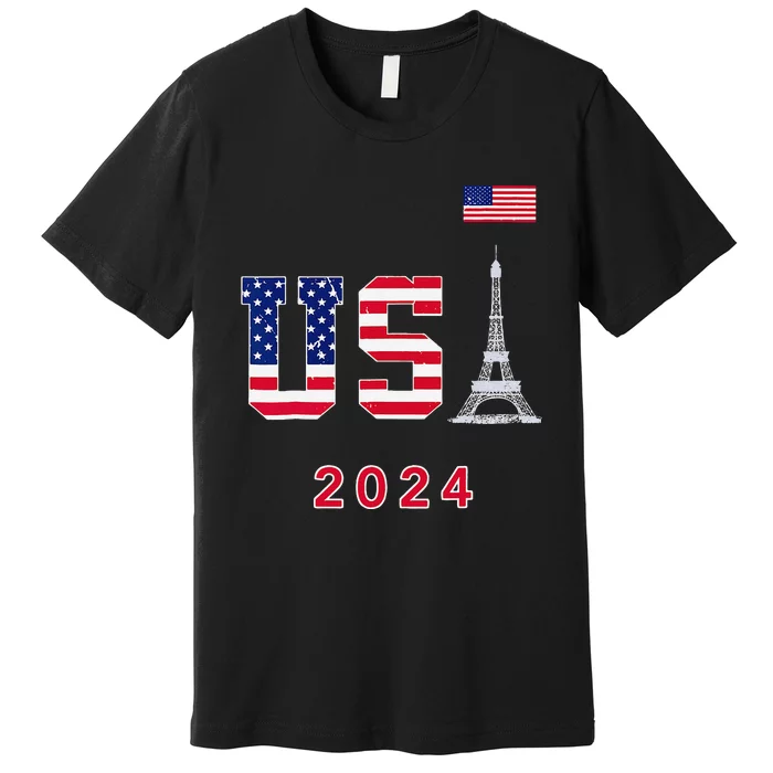 Usa 2024 Go United States Sport Usa Supporter Team 2024 Premium T-Shirt