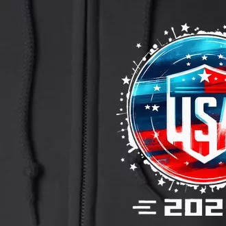 Usa 2024 Go United States Sport Usa Team 2024 Usa Full Zip Hoodie