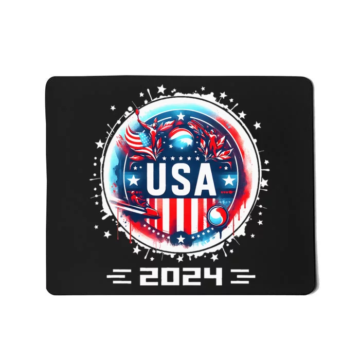 Usa 2024 Go United States Sport Usa Team 2024 Usa Mousepad